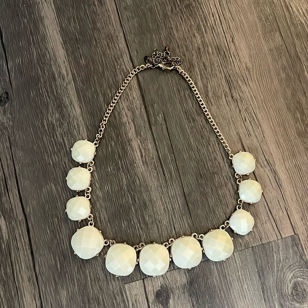 White costume jewelry